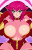 02787-1902412449-(_ViperCala__1.0)    learned_embeds-step-2000, (pink hair_0.8), green eyes, big boobs, close up on face , anime, (illustration).png