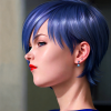 00626-2339084843-ear, Miki, short hair, lipstick, red earrings, photorealism, photorealistic, blue hair, blue eyes, (portrait, half body_1.3), la.png